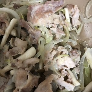 豚肉の青じそ風味